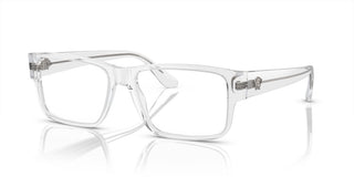 Versace VE 3342 men Transparent Geometric Eyeglasses