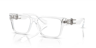 Versace VE 3346 men Transparent Geometric Eyeglasses