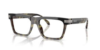 Versace VE 3354 men Havana Rectangle Eyeglasses