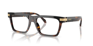 Versace VE 3354 men Havana Rectangle Eyeglasses