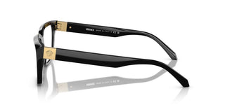 Versace VE 3357 women Black Rectangle Eyeglasses