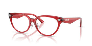 Versace VE 3370D women Red Rectangle Eyeglasses