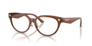 Versace VE 3370D women Brown Rectangle Eyeglasses