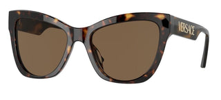 Versace Ve 4417u Women Havana Cat Eye Sunglasses