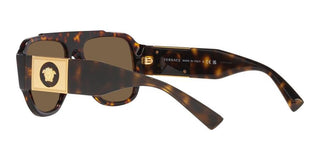 Versace VE 4436U men Havana Visor Sunglasses