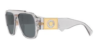 Versace VE 4436U men Transparent Visor Sunglasses