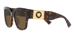 Versace VE 4437U women Havana Geometric Sunglasses