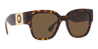 Versace VE 4437U women Havana Geometric Sunglasses