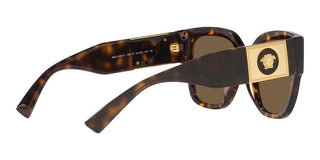 Versace VE 4437U women Havana Geometric Sunglasses