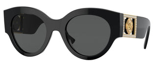 Versace VE 4438B women Black Cat Eye Sunglasses