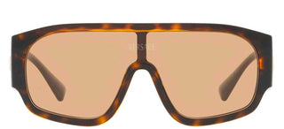 Versace VE 4439 women Havana Shield Sunglasses