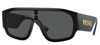 Versace VE 4439 women Black Shield Sunglasses