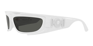 Versace VE 4446 men White Visor Sunglasses