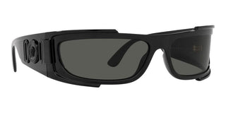 Versace VE 4446 men Black Visor Sunglasses