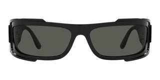 Versace VE 4446 men Black Visor Sunglasses