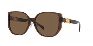 Versace VE 4449D women Brown Oversize Sunglasses