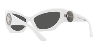 Versace VE 4450 women White Cat Eye Sunglasses