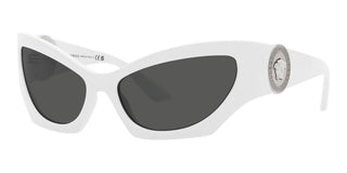 Versace VE 4450 women White Cat Eye Sunglasses