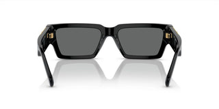 Versace VE 4459 unisex Black Geometric Sunglasses