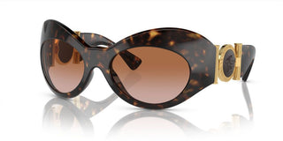 Versace VE 4462 women Havana Geometric Sunglasses