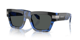 Versace VE 4464 men Blue Rectangle Sunglasses