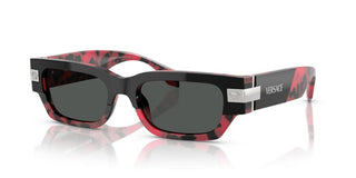 Versace VE 4465 men Red Rectangle Sunglasses