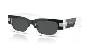 Versace VE 4465 men Black Rectangle Sunglasses