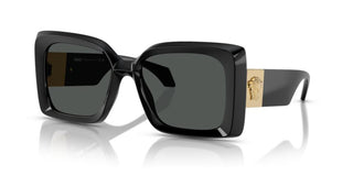 Versace VE 4467U women Black Oversize Sunglasses