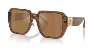 Versace VE 4472D women Brown Oversize Sunglasses