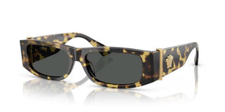 Versace VE 4476U men Havana Squared Sunglasses