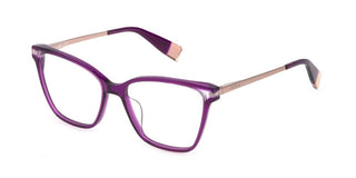 Furla VFU581 unisex Violet Squared Eyeglasses