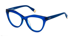 Furla VFU766 unisex Blue Eyeglasses