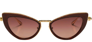 Valentino VIII women Red Cat Eye Sunglasses