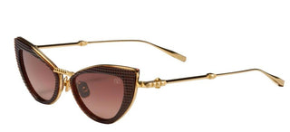 Valentino VIII women Red Cat Eye Sunglasses