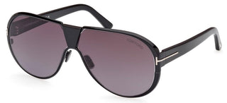 Tom Ford VINCENZO FT 1072 men Black Pilot Sunglasses