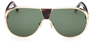 Tom Ford VINCENZO FT 1072 men Gold Pilot Sunglasses