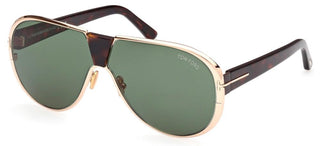 Tom Ford VINCENZO FT 1072 men Gold Pilot Sunglasses