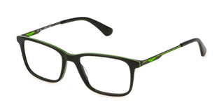 Police VK140 JR unisex Green Geometric Eyeglasses