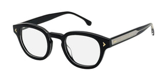 Lozza VL4296 unisex Black Pantos Eyeglasses