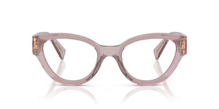 Miu Miu Vmu 01vv Women Pink Cat Eye Eyeglasses