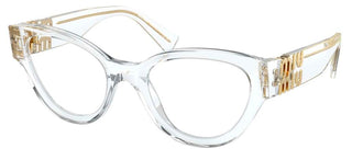 Miu Miu VMU 01VV women Transparent Cat Eye Eyeglasses