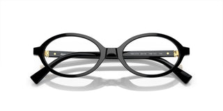 Miu Miu VMU 01XV women Black Geometric Eyeglasses