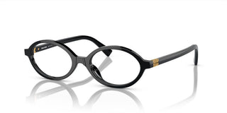 Miu Miu VMU 01XV women Black Geometric Eyeglasses