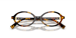 Miu Miu VMU 01XV women Havana Geometric Eyeglasses