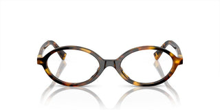 Miu Miu VMU 01XV women Havana Geometric Eyeglasses