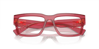 Miu Miu VMU 02XV women Red Geometric Eyeglasses