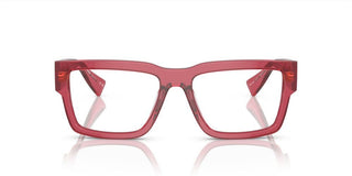 Miu Miu VMU 02XV women Red Geometric Eyeglasses