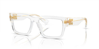 Miu Miu VMU 02XV women Transparent Geometric Eyeglasses