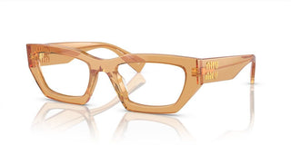 Miu Miu VMU 03XV women Yellow Geometric Eyeglasses