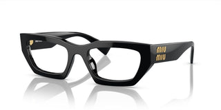 Miu Miu VMU 03XV women Black Geometric Eyeglasses